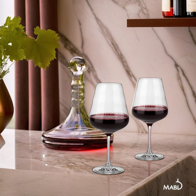 Verres à eau Mythos avec fleur de vie